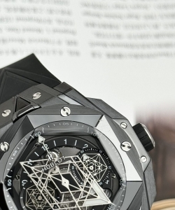 hublotbig bang sang bleu ii black ceramic bbf 45mm