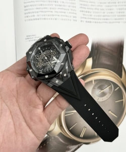 hublotbig bang sang bleu ii black ceramic bbf 45mm