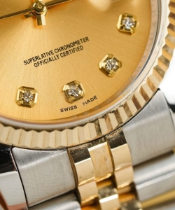 Rolexdatejust 126233 gold wrapped champagne dial 36mm