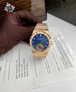 audemars piguet royal oak tourbillon rose gold 26522or dial blue 41mm