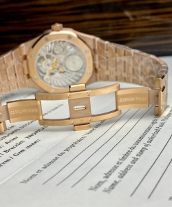 audemars piguet royal oak tourbillon rose gold 26522or dial blue 41mm