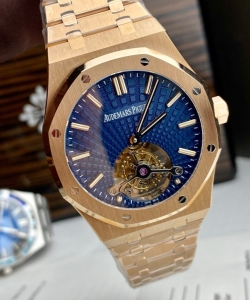 audemars piguet royal oak tourbillon rose gold 26522or dial blue 41mm