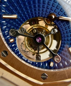 audemars piguet royal oak tourbillon rose gold 26522or dial blue 41mm