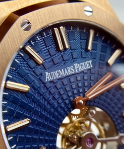 audemars piguet royal oak tourbillon rose gold 26522or dial blue 41mm