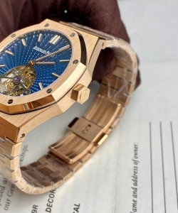 audemars piguet royal oak tourbillon rose gold 26522or dial blue 41mm