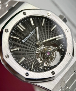 audemars piguet royal oak tourbillon 26522ti gray dial 41mm