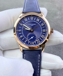 Patek Philippecalatrava 5224r rubber strap 42mm