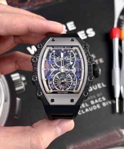 Richard Mille rm21-02 tourbillon aerodyne rubber strap 43mm