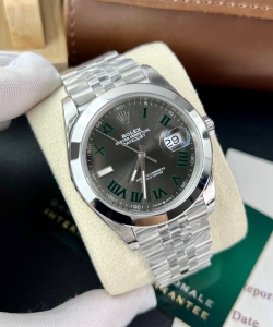 Rolex datejust 126300 wimbledon dial 41mm