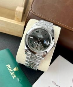 Rolex datejust 126300 wimbledon dial 41mm