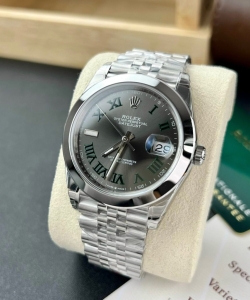 Rolex datejust 126300 wimbledon dial 41mm