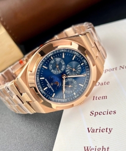 vacheron constantin overseas 5500v dial blue 42.5mm