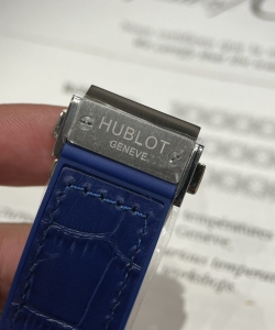 hublot big bang hub 4100 blue dial 44mm