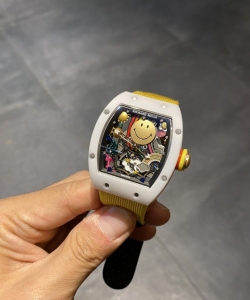 Richard Mille watch rm88 smiley white ceramic 42mm