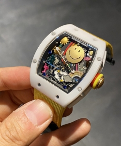 Richard Mille watch rm88 smiley white ceramic 42mm