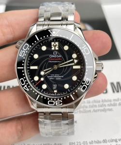 omega seamaster james bond 007 black dial 42mm