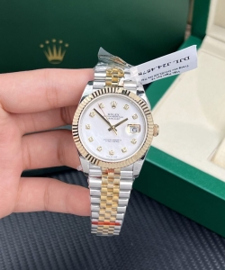 Rolex datejust gold wrapped mother of pearl dial 41mm