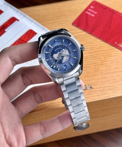 omega seamaster aqua terra worldtimer dial blue 43mm