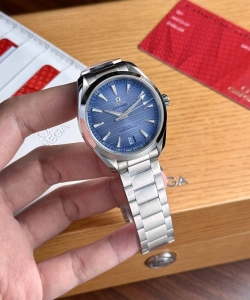 omega seamaster summer blue dial 41mm