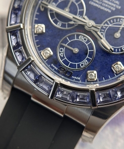 Rolex daytona 116519 sodalite dial rubber strap 40mm