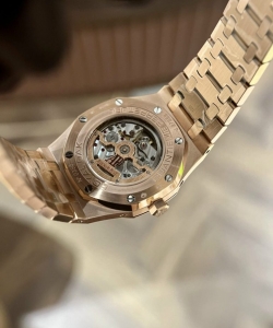 audemars piguet royal oak 26574or rose gold blue dial 41mm