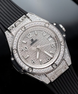 hublot watches big bang one click rubber strap 39mm