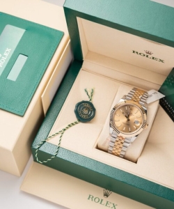 Rolex datejust jubilee strap gold wrapped 41mm