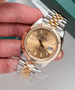 Rolex datejust jubilee strap gold wrapped 41mm