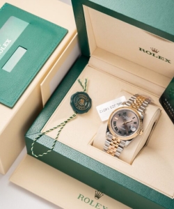 Rolex datejust dial wimbledon gold wrapped 36mm