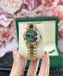 Rolex datejust 278288 olive flower pattern dial 31mm