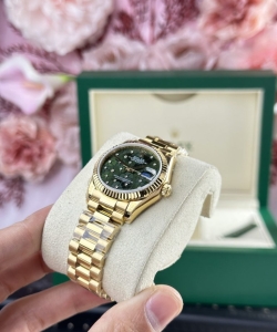 Rolex datejust 278288 olive flower pattern dial 31mm