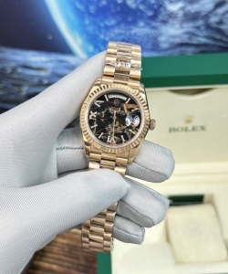 Rolex watch day-date rose gold lava dial 40mm