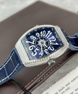 franck muller v32 blue dial 36mm