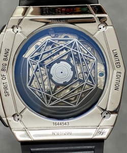 hublot spirit of big bang sang bleu rubber strap 42.2mm