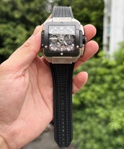 hublot big bang square titanium rubber strap 42mm