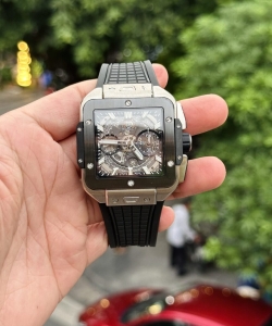 hublot big bang square titanium rubber strap 42mm