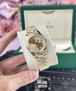 Rolex datejust 278288 yellow president strap 31mm