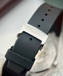 audemars piguet royal oak 15400st black dial rubber strap 41mm