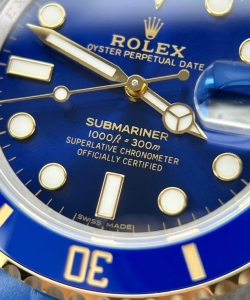 Rolex submarinerblue dial 40mm