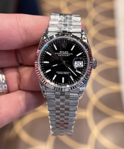 Rolex datejust 126334 black dial 36mm