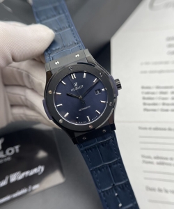 hublot watches classic fusion ceramic blue dial 42mm