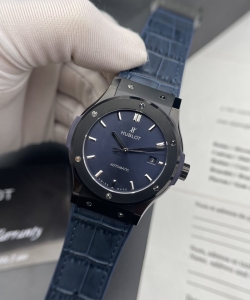 hublot watches classic fusion ceramic blue dial 42mm