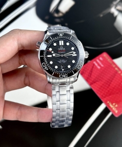 omega seamaster diver 300m co-axial black dial 42mm