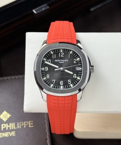 Patek Philippe aquanaut 5167a red rubber strap 40mm