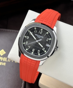 Patek Philippe aquanaut 5167a red rubber strap 40mm