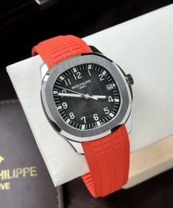 Patek Philippe aquanaut 5167a red rubber strap 40mm