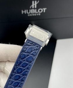 hublot classic fusion womens blue dial hb fatory 33mm