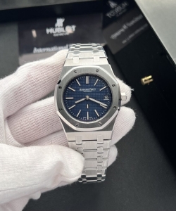 audemars piguet royal oak 16202st blue dial 39mm