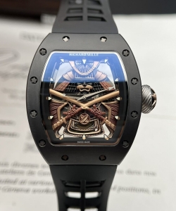 Richard Mille rm47 samurai ceramic rubber strap 42.7mm