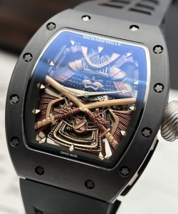 Richard Mille rm47 samurai ceramic rubber strap 42.7mm